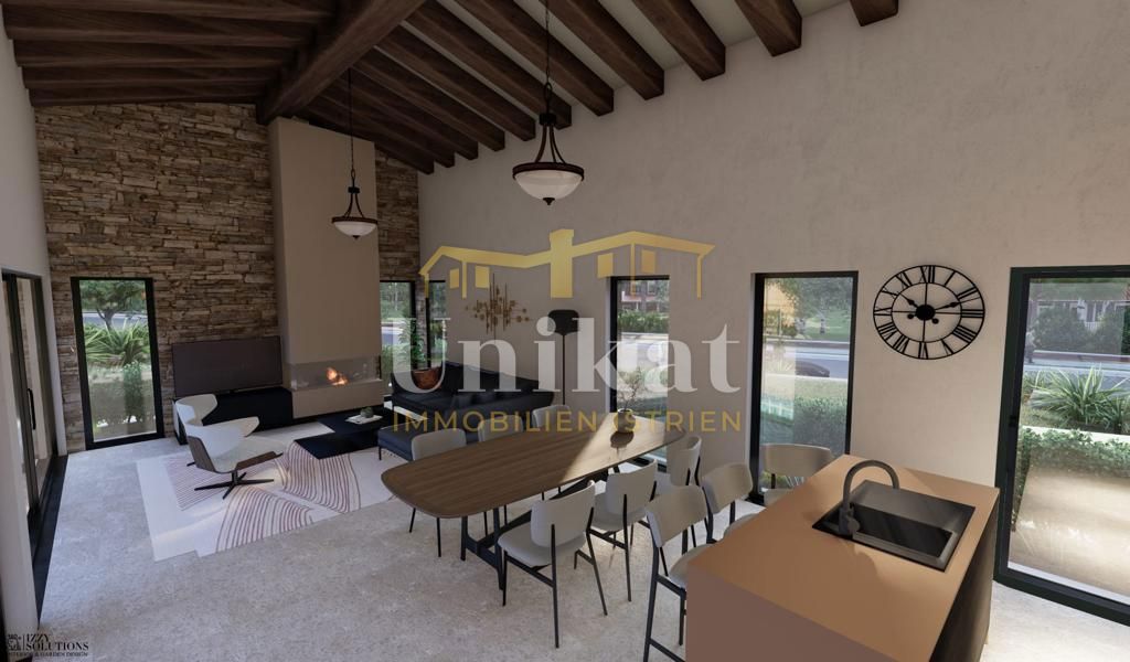 Moderna nuova costruzione con piscina vicino a Poreč